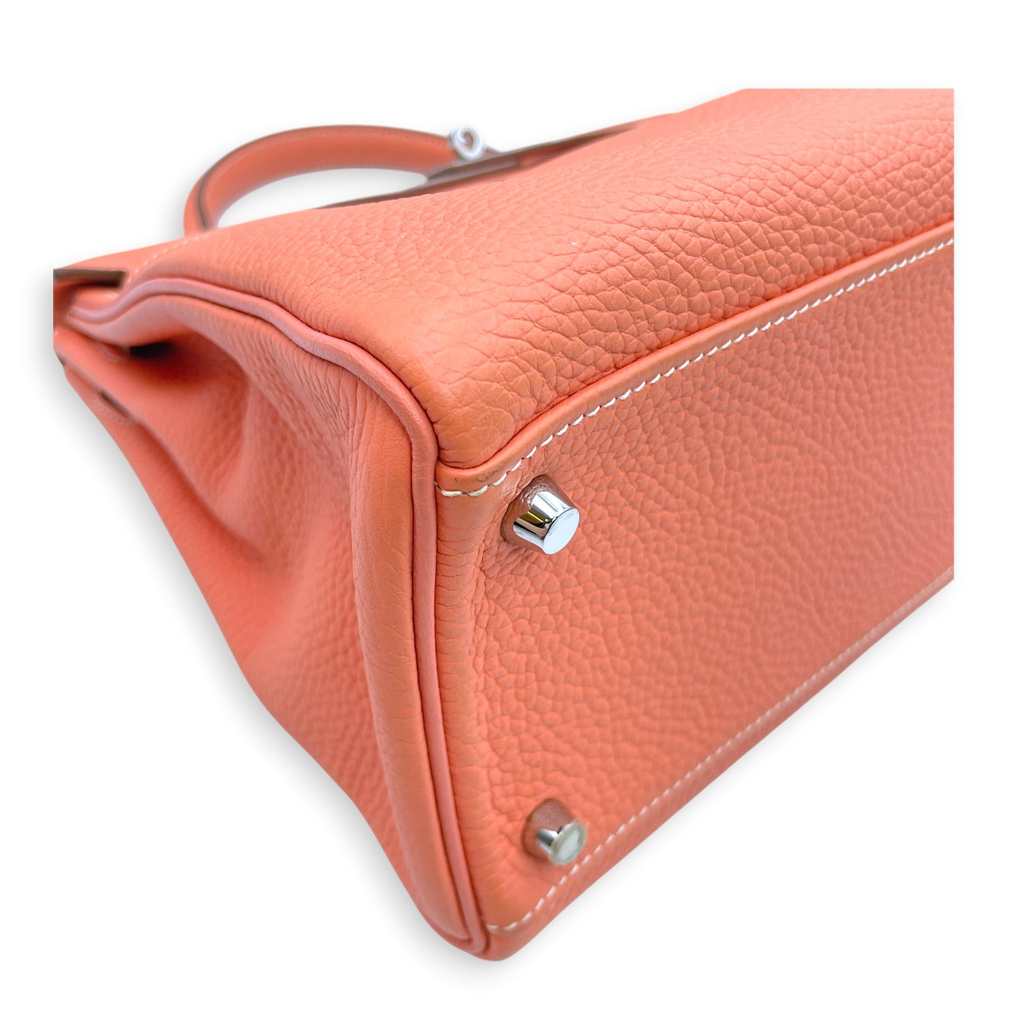 Kelly 32 Crevette in Clemence Palladium hardware CL2606-21924 9
