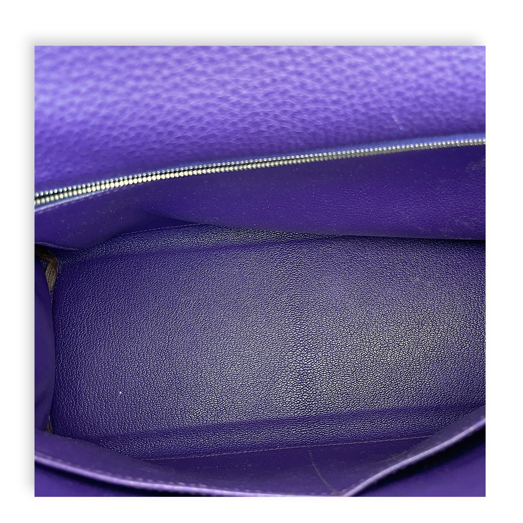 Kelly 32 Iris in Togo Palladium hardware CL2606-21925 6