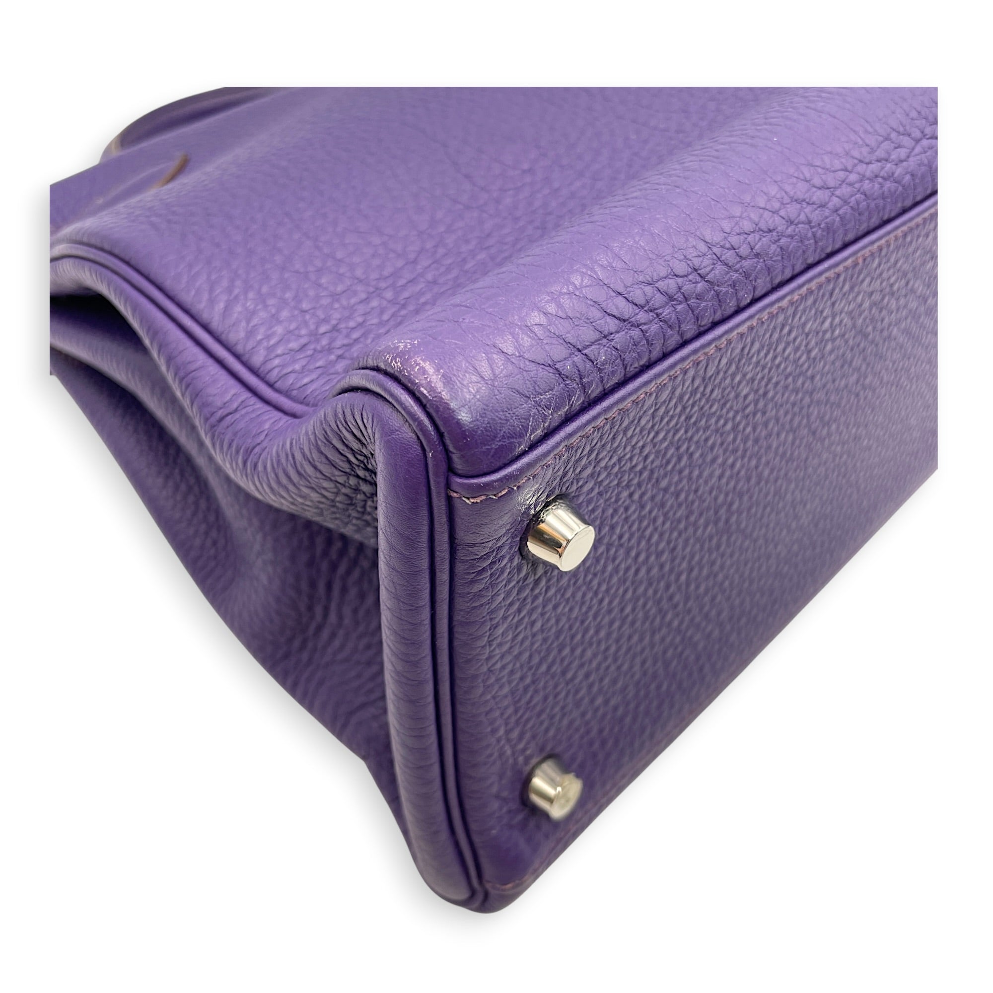 Kelly 32 Iris in Togo Palladium hardware CL2606-21925 8