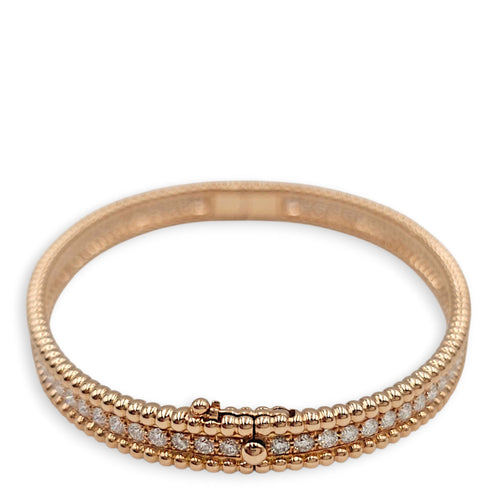 Perlée Diamonds, 1 Row, Small Model S Bracelet in Rose Gold Hardware CL2606-21935 1