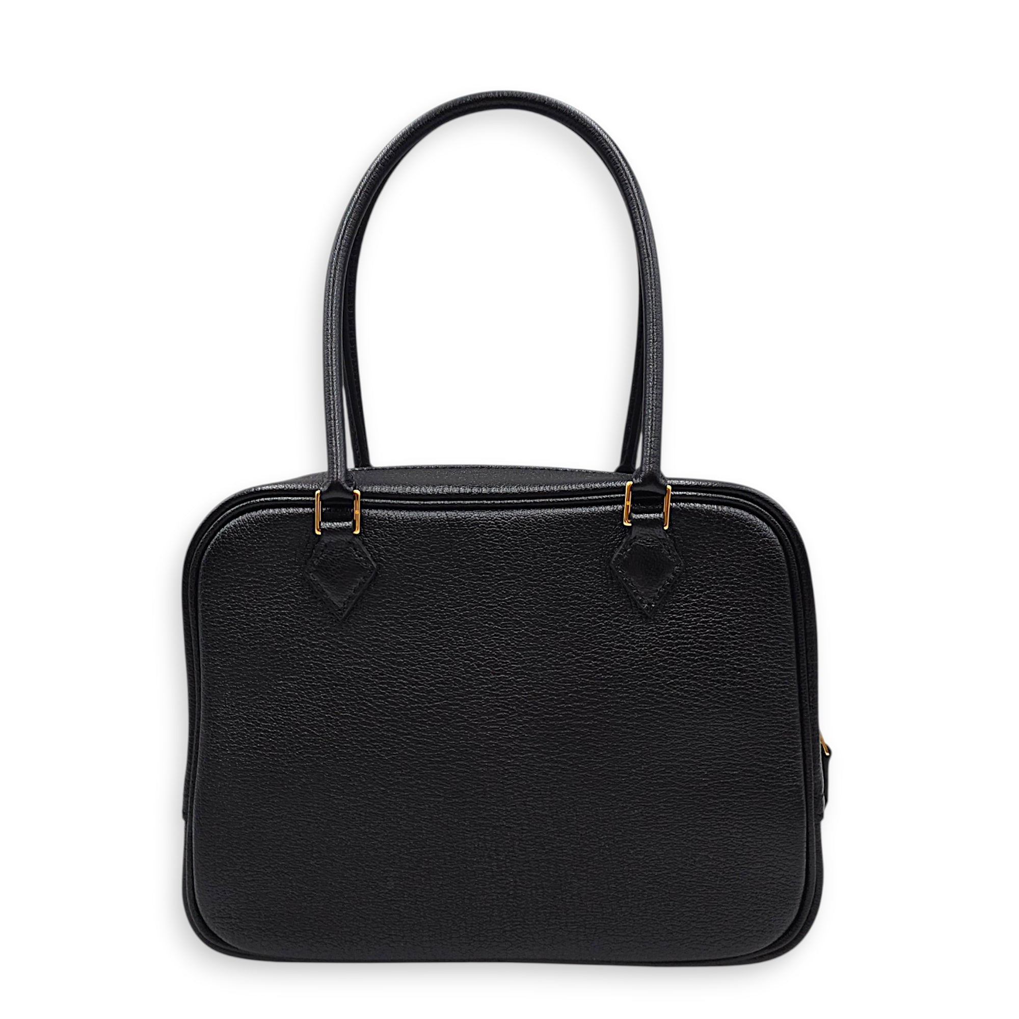 Plume Mini Black in Chevre Mysore Palladium hardware CL2606-21936 2