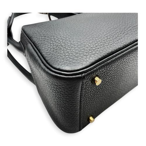 Lindy II Mini Black in Clemence Gold hardware CL2606-21939 11