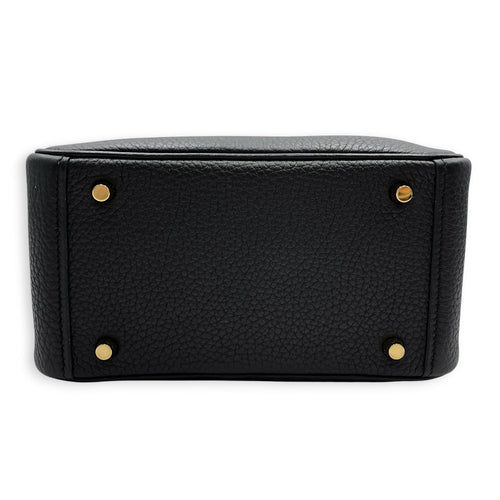 Lindy II Mini Black in Clemence Gold hardware CL2606-21939 3
