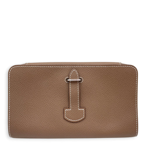 1957 To Go Etoupe Wallet in Epsom Palladium hardware CL2606-21942 1