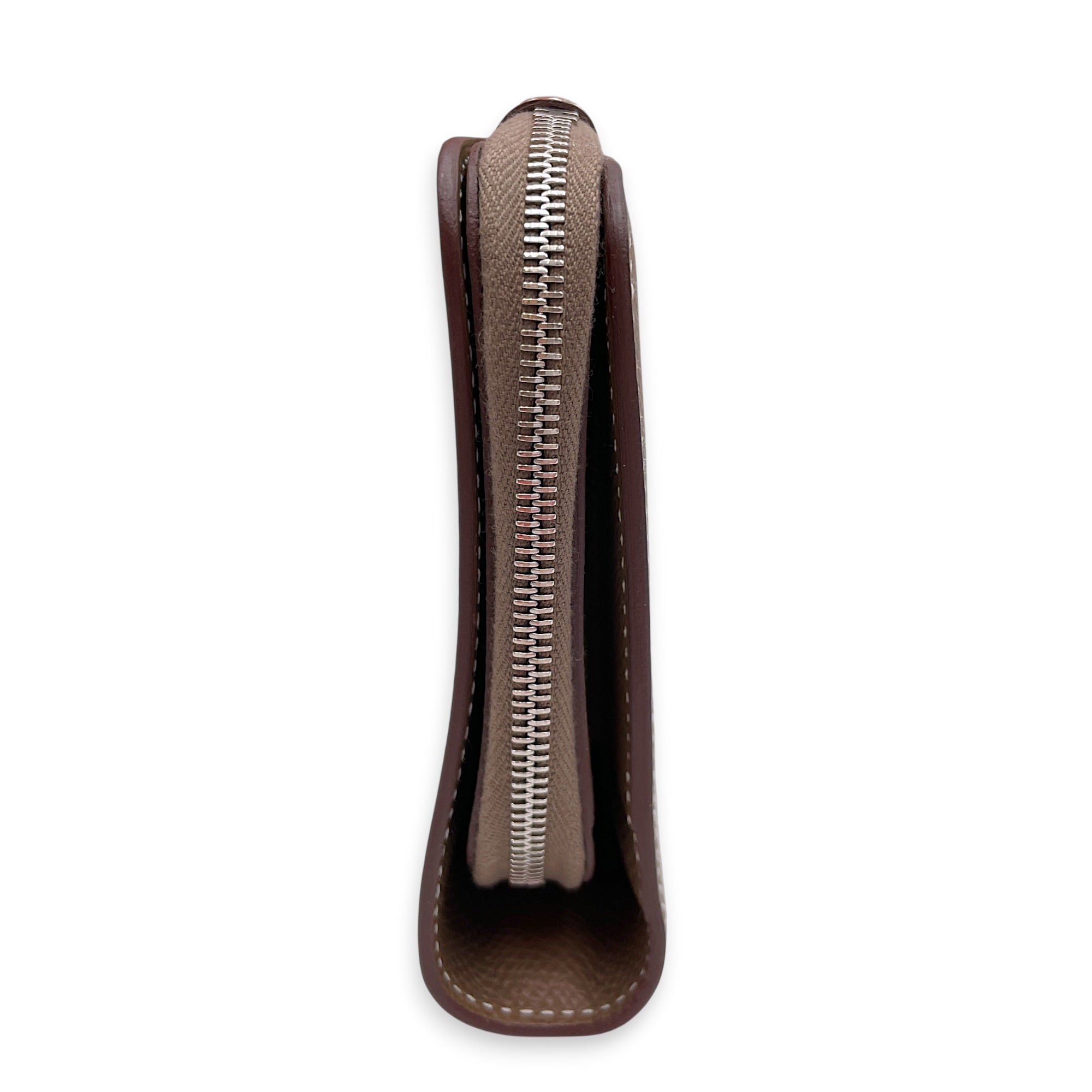 1957 To Go Etoupe Wallet in Epsom Palladium hardware CL2606-21942 4