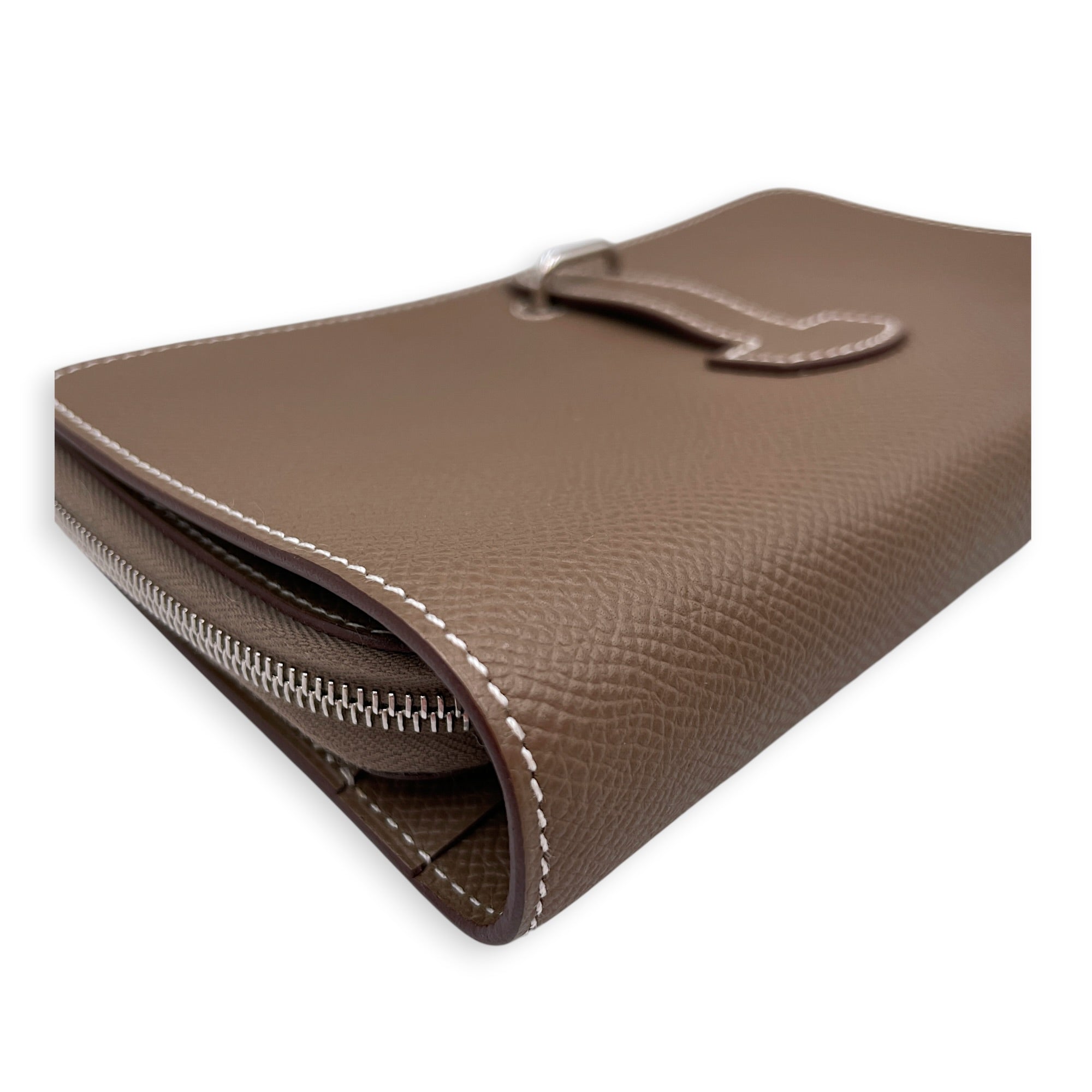 1957 To Go Etoupe Wallet in Epsom Palladium hardware CL2606-21942 6