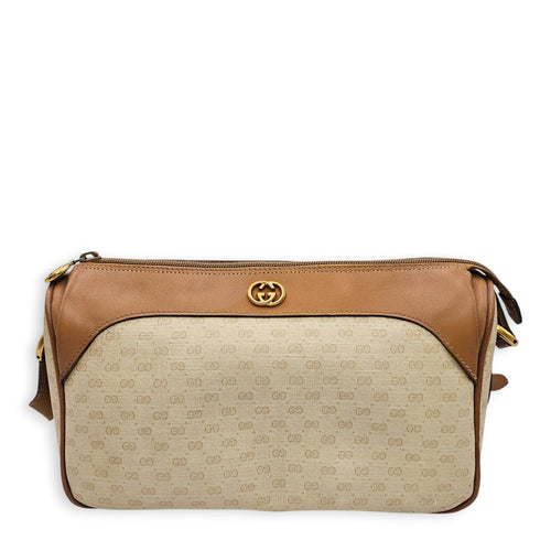 Vintage GG Micro Beige Crossbody Bag in Calfskin Gold hardware CL2606-21943 1