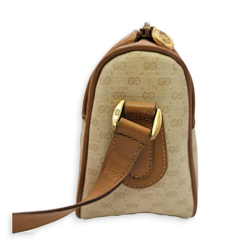 Vintage GG Micro Beige Crossbody Bag in Calfskin Gold hardware CL2606-21943 4
