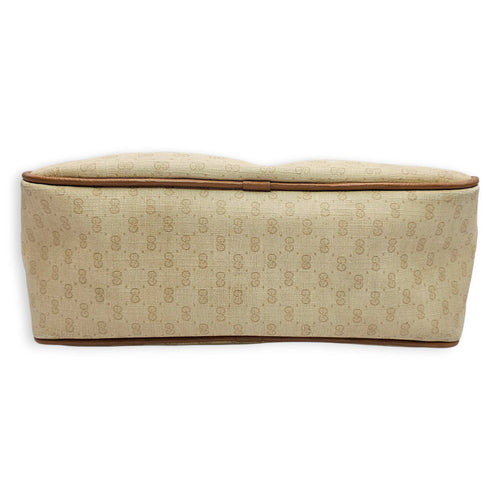 Vintage GG Micro Beige Crossbody Bag in Calfskin Gold hardware CL2606-21943 5