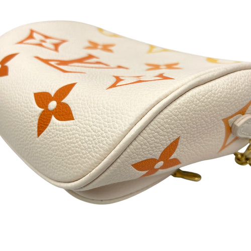 Bum Bag Beige Crossbody Bag in Empreinte Leather Gold hardware CL2606-21946 11