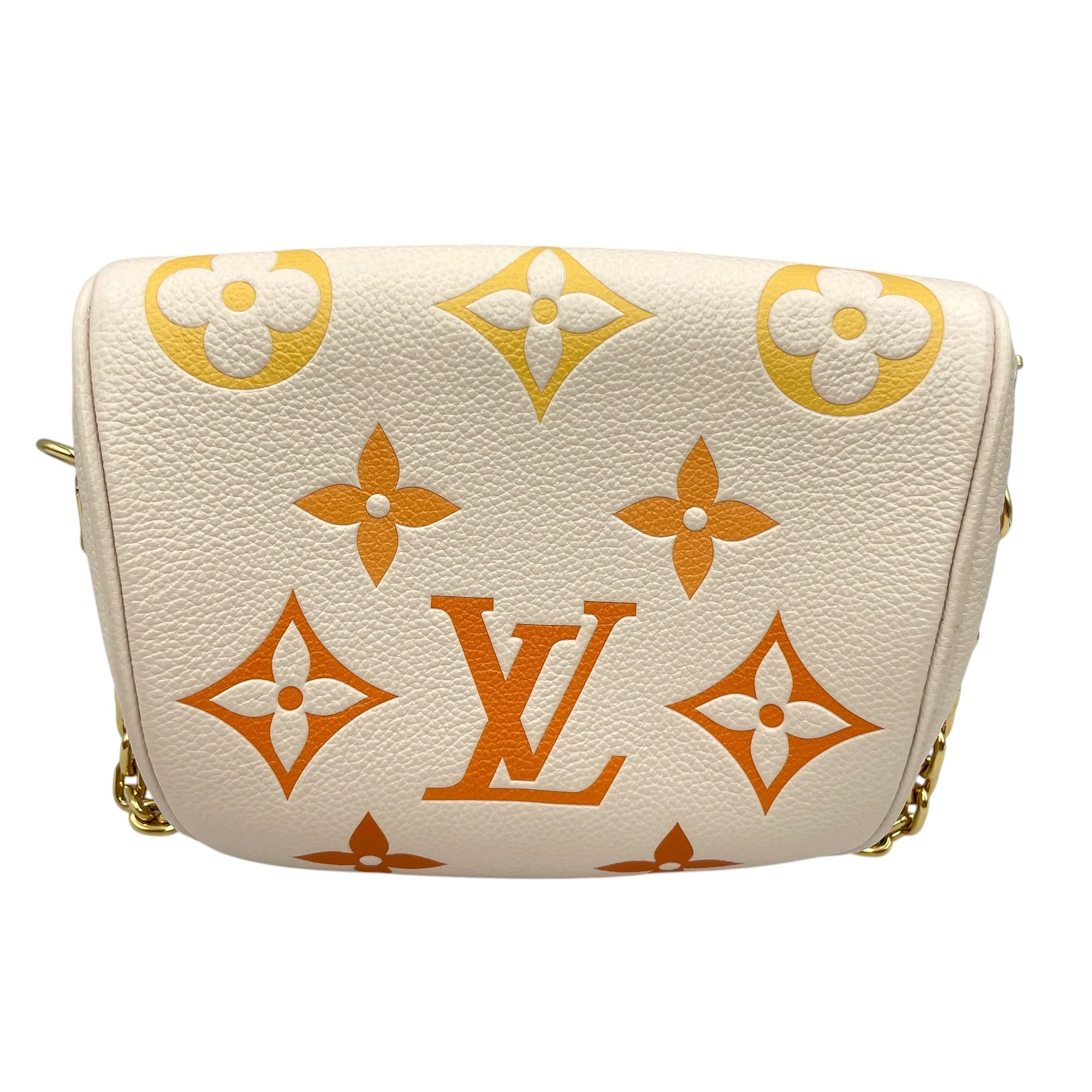 Bum Bag Beige Crossbody Bag in Empreinte Leather Gold hardware CL2606-21946 2