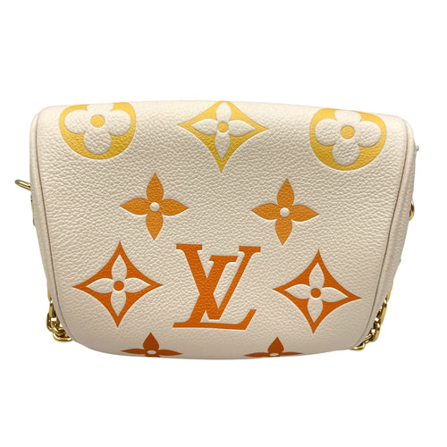 Bum Bag Beige Crossbody Bag in Empreinte Leather Gold hardware CL2606-21946 2