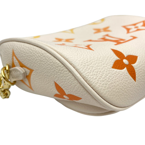 Bum Bag Beige Crossbody Bag in Empreinte Leather Gold hardware CL2606-21946 7