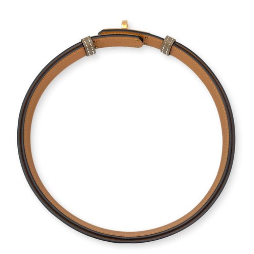 Kelly 18 Etoupe Belt in Epsom Rose Gold hardware CL2606-21957 3