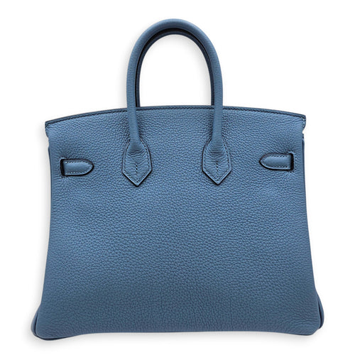 Birkin 25 Azur in Togo Palladium hardware CL2606-21961 2