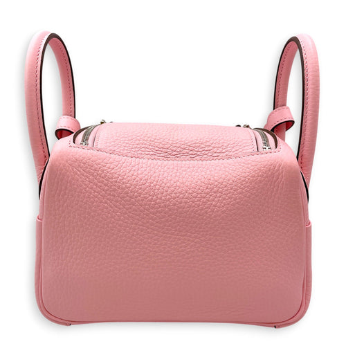 Lindy II Mini Rose Sakura  in Clemence Palladium hardware CL2606-21963 2