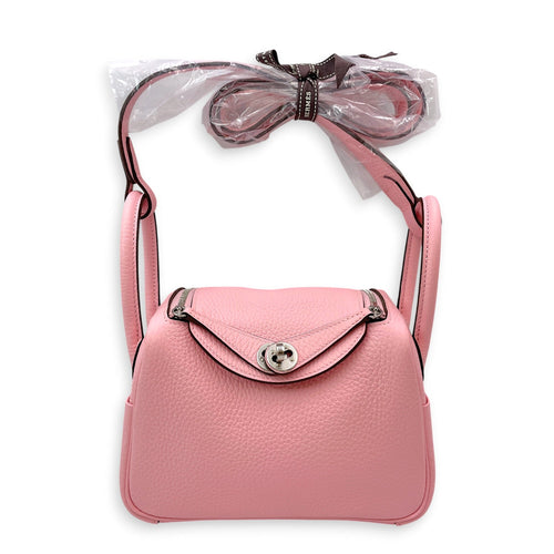 Lindy II Mini Rose Sakura  in Clemence Palladium hardware CL2606-21963 3