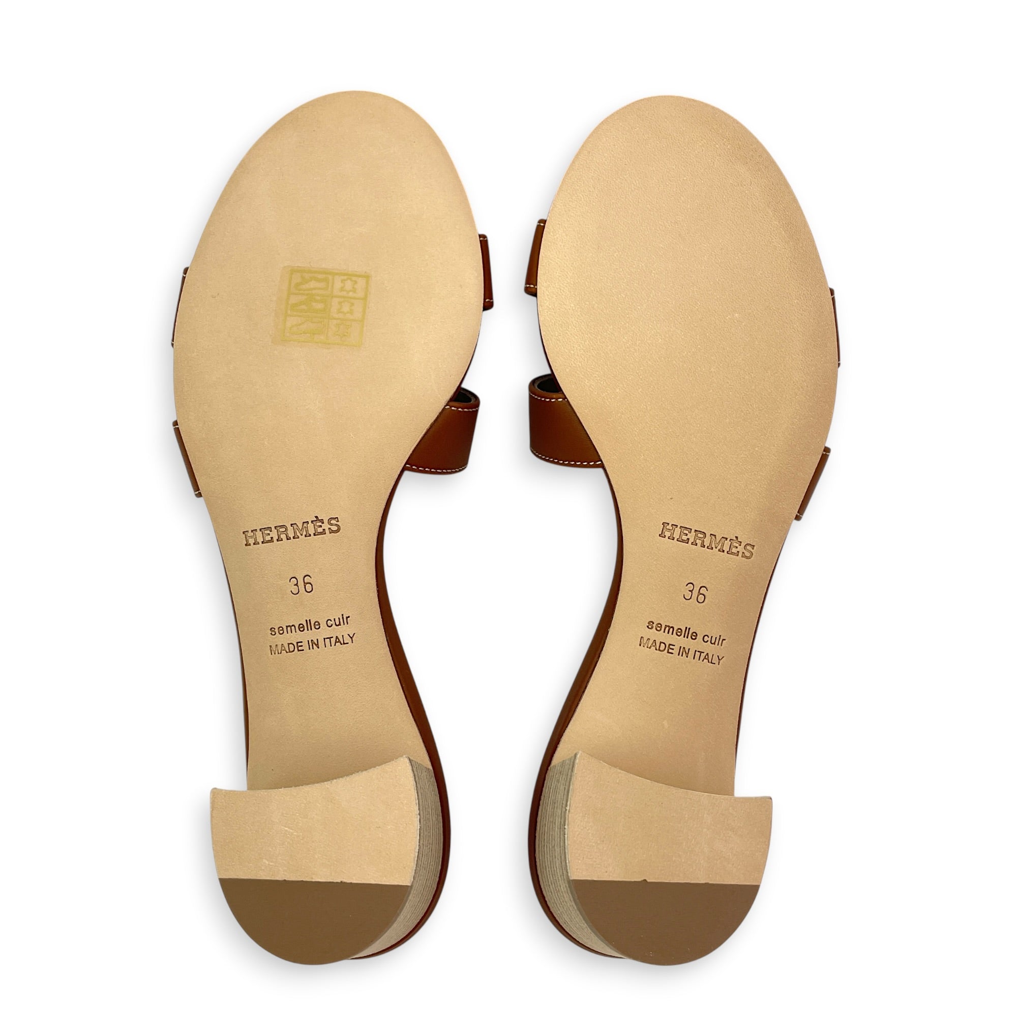 Oasis 36 Gold Sandals in Calfskin CL2606-21964 2