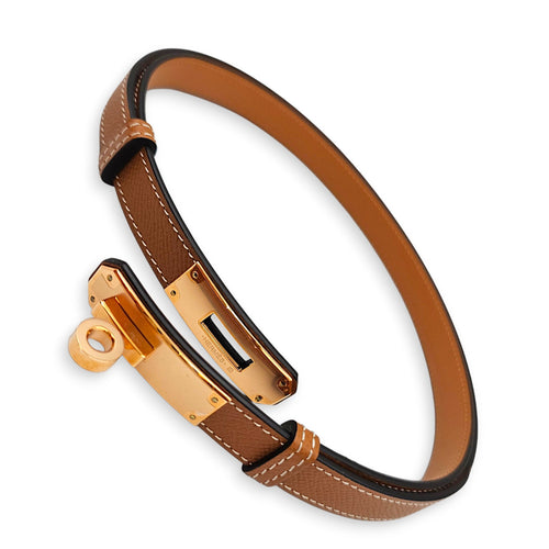 Kelly 18 Gold Belt in Epsom Rose Gold hardware CL2606-21965 2