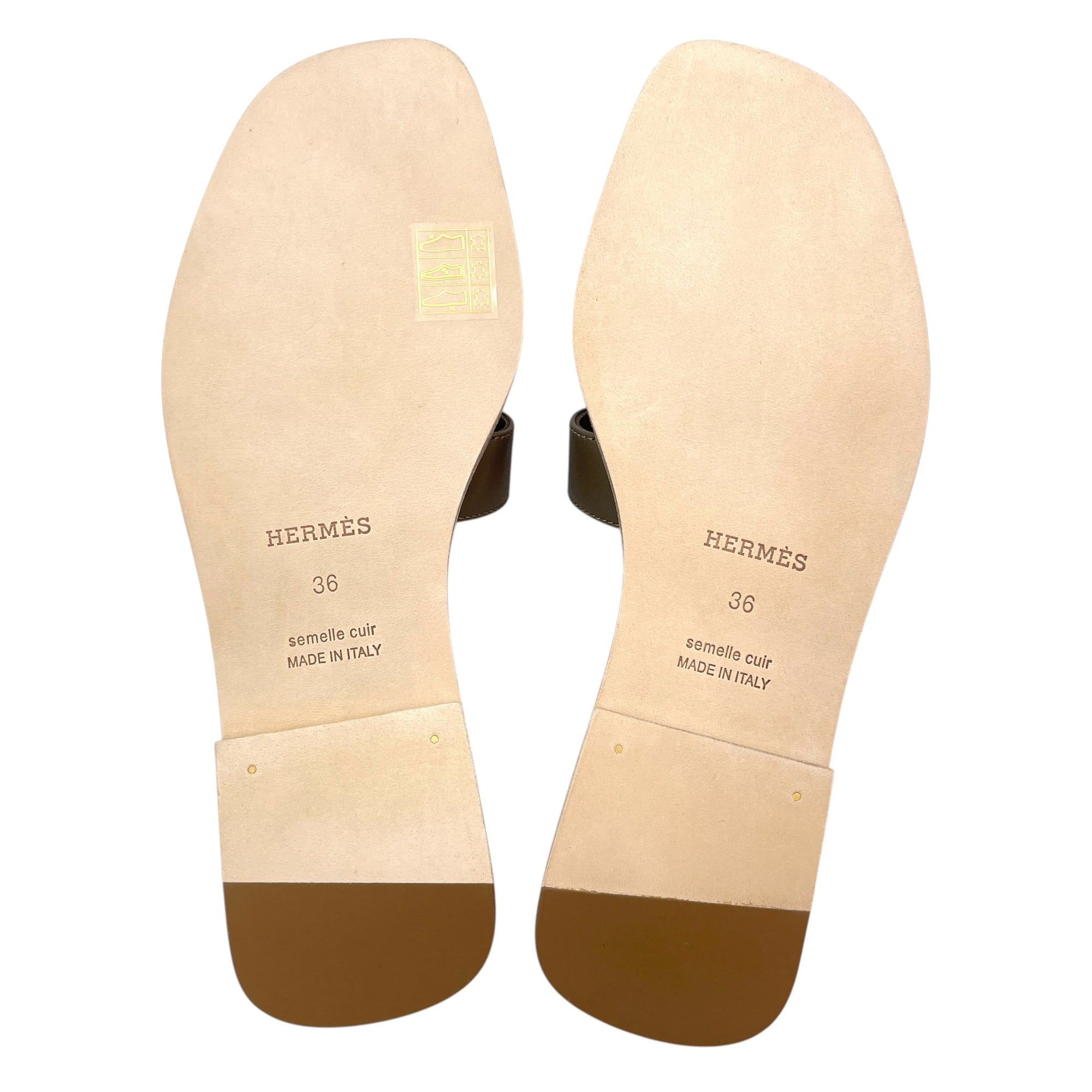 Oran 36 Etoupe Sandals in Calfskin CL2606-21966 3
