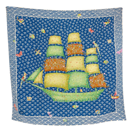 Bateau Fleuri Scarf 90 Multi-colour Scarf