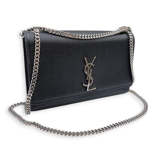 Kate Black Crossbody Bag in Calfskin Silver hardware CL2606-21970 12