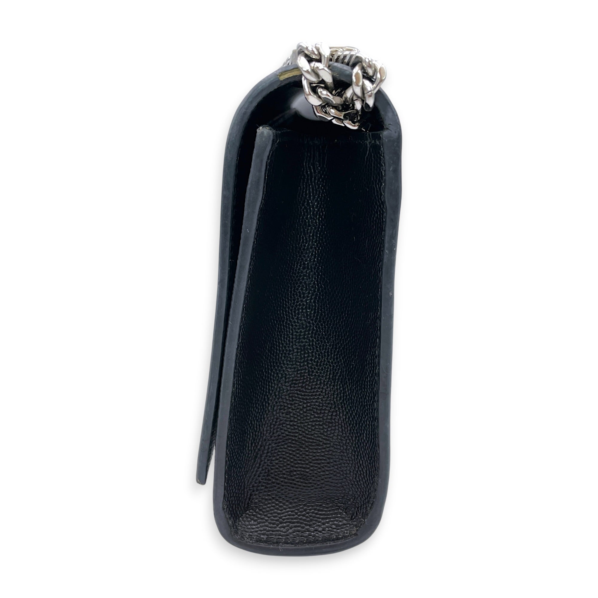 Kate Black Crossbody Bag in Calfskin Silver hardware CL2606-21970 4