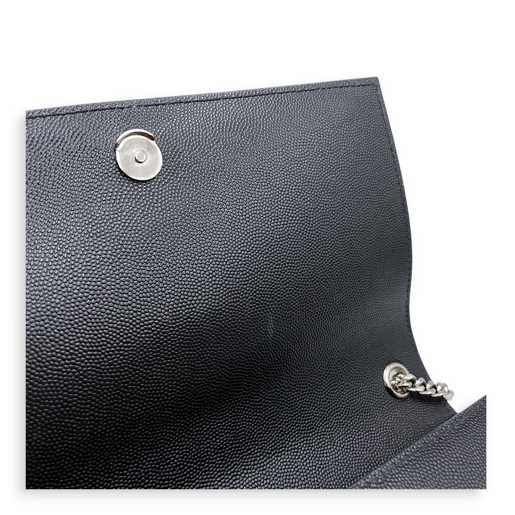 Kate Black Crossbody Bag in Calfskin Silver hardware CL2606-21970 7