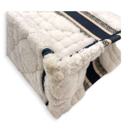 Book Tote Small White Top Handle Bag in Shearling CL2606-21975 11