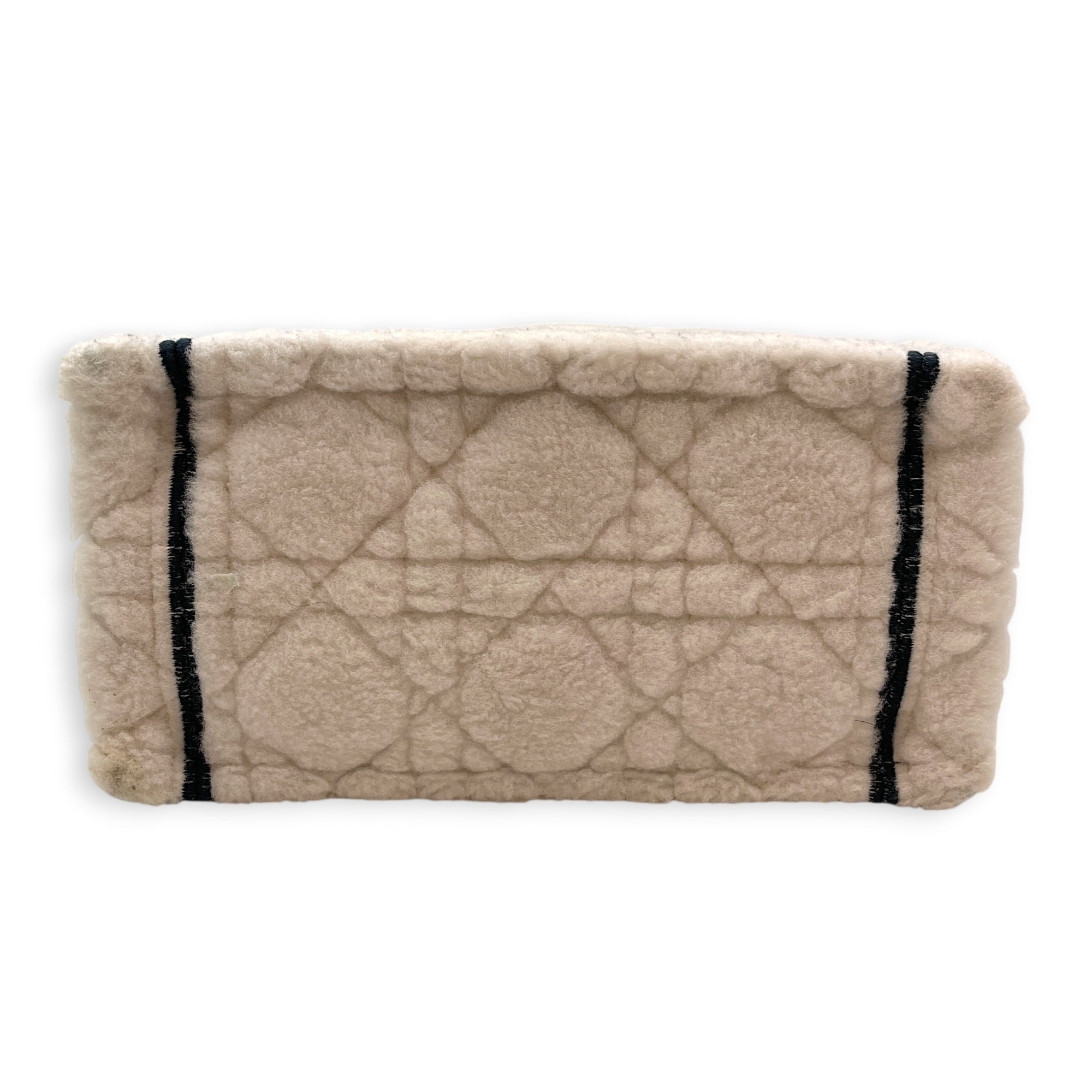 Book Tote Small White Top Handle Bag in Shearling CL2606-21975 5