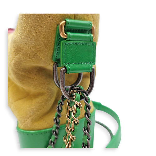Gabrielle Yellow Shoulder Bag in Suede Leather Mixed hardware CL2606-21977 16
