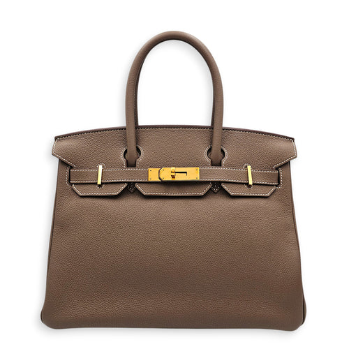 Birkin 30 Etoupe in Togo Gold hardware