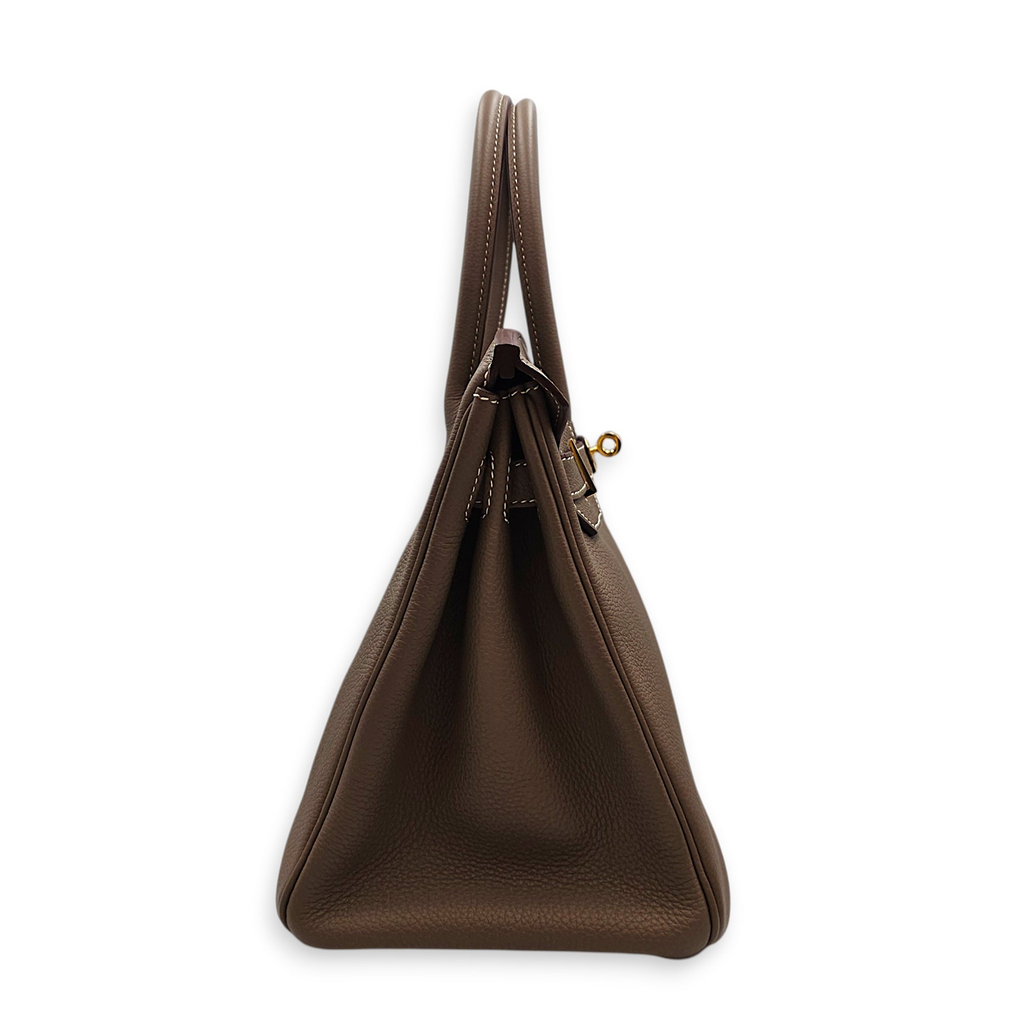 Birkin 30 Etoupe in Togo Gold hardware