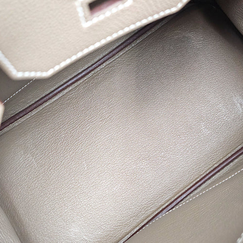Birkin 30 Etoupe in Togo Gold hardware