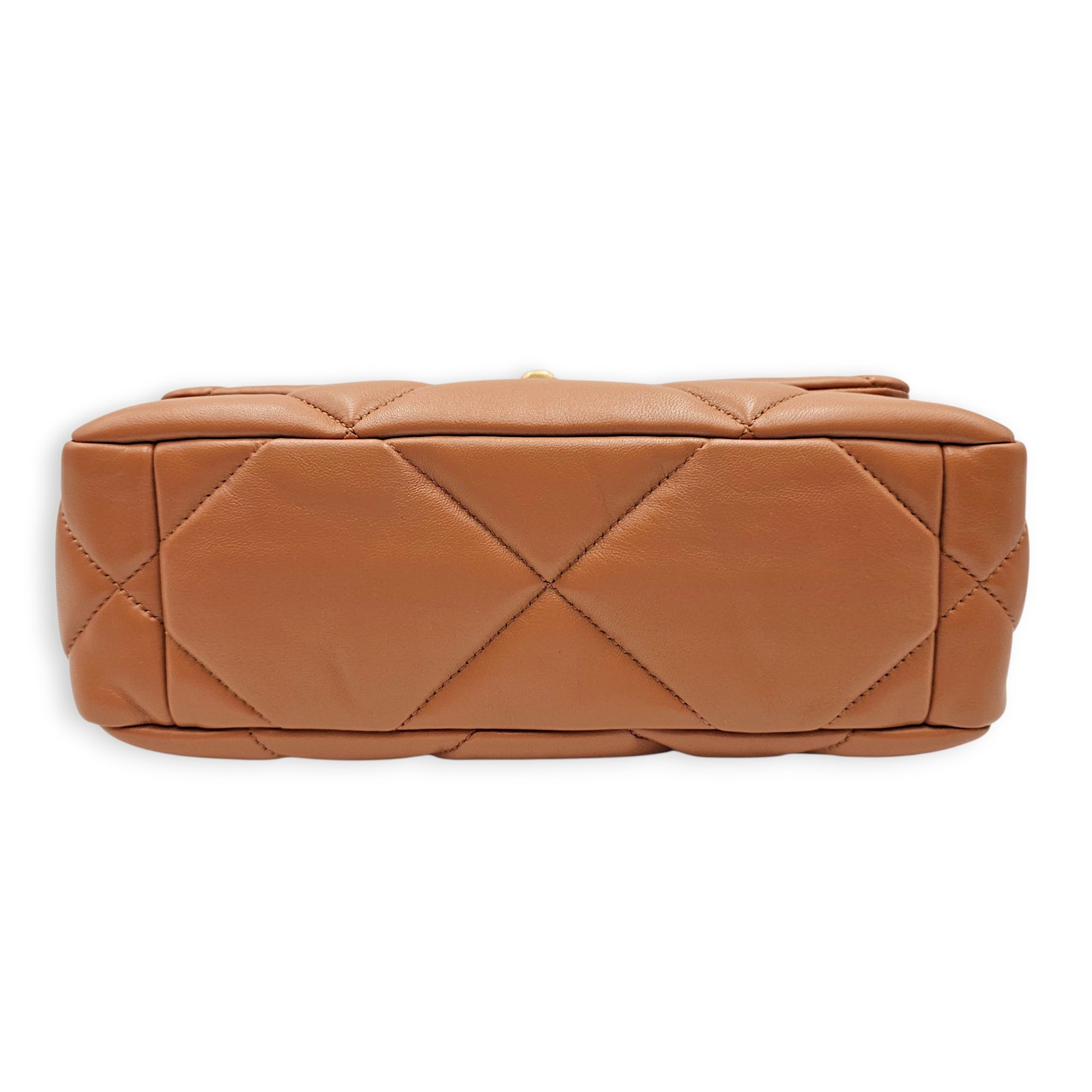 C19 Brown Shoulder Bag in Goat Leather Mixed hardware CL2606-22001 5