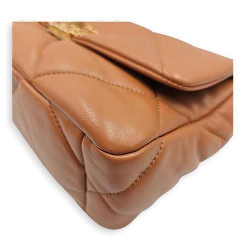 C19 Brown Shoulder Bag in Goat Leather Mixed hardware CL2606-22001 7
