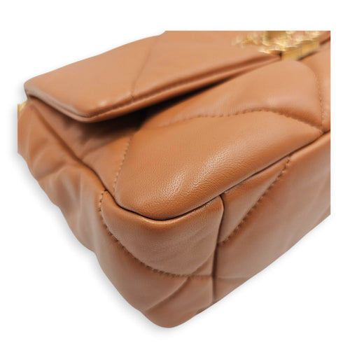 C19 Brown Shoulder Bag in Goat Leather Mixed hardware CL2606-22001 7