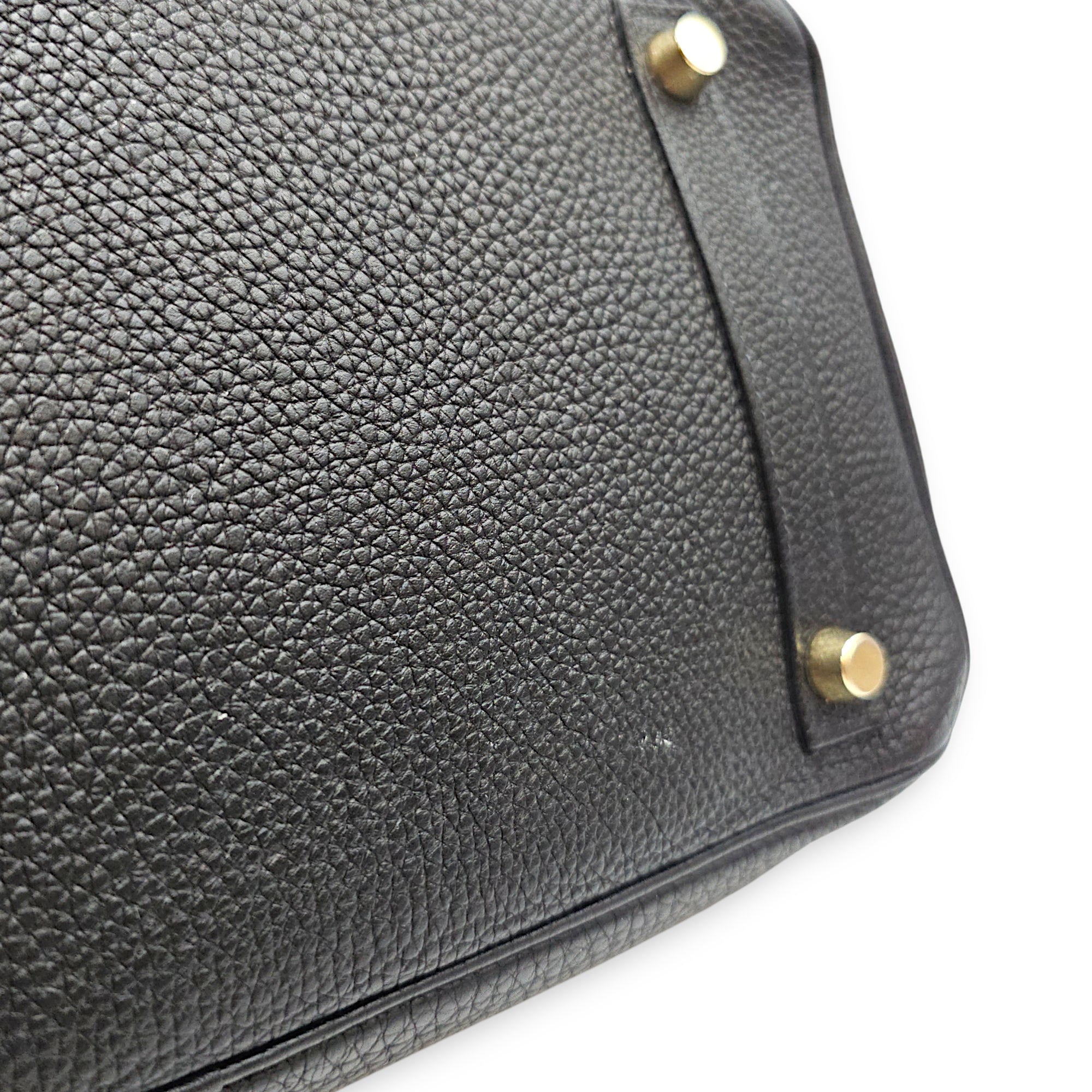 Birkin 30 Black in Togo Gold hardware CL2606-22011 7