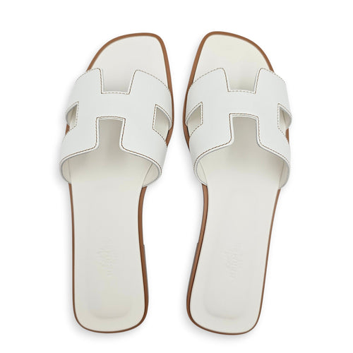 Oran 39 White Sandals in Calfskin CL2606-22012 1
