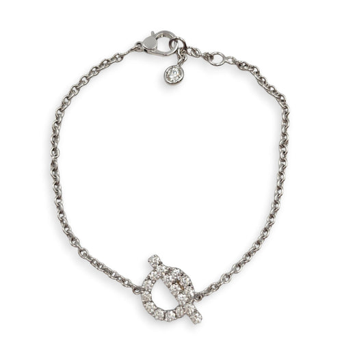 Finesse, 18 Diamonds, 0.55 Carat SH Bracelet in White Gold Hardware CL2606-22013 1