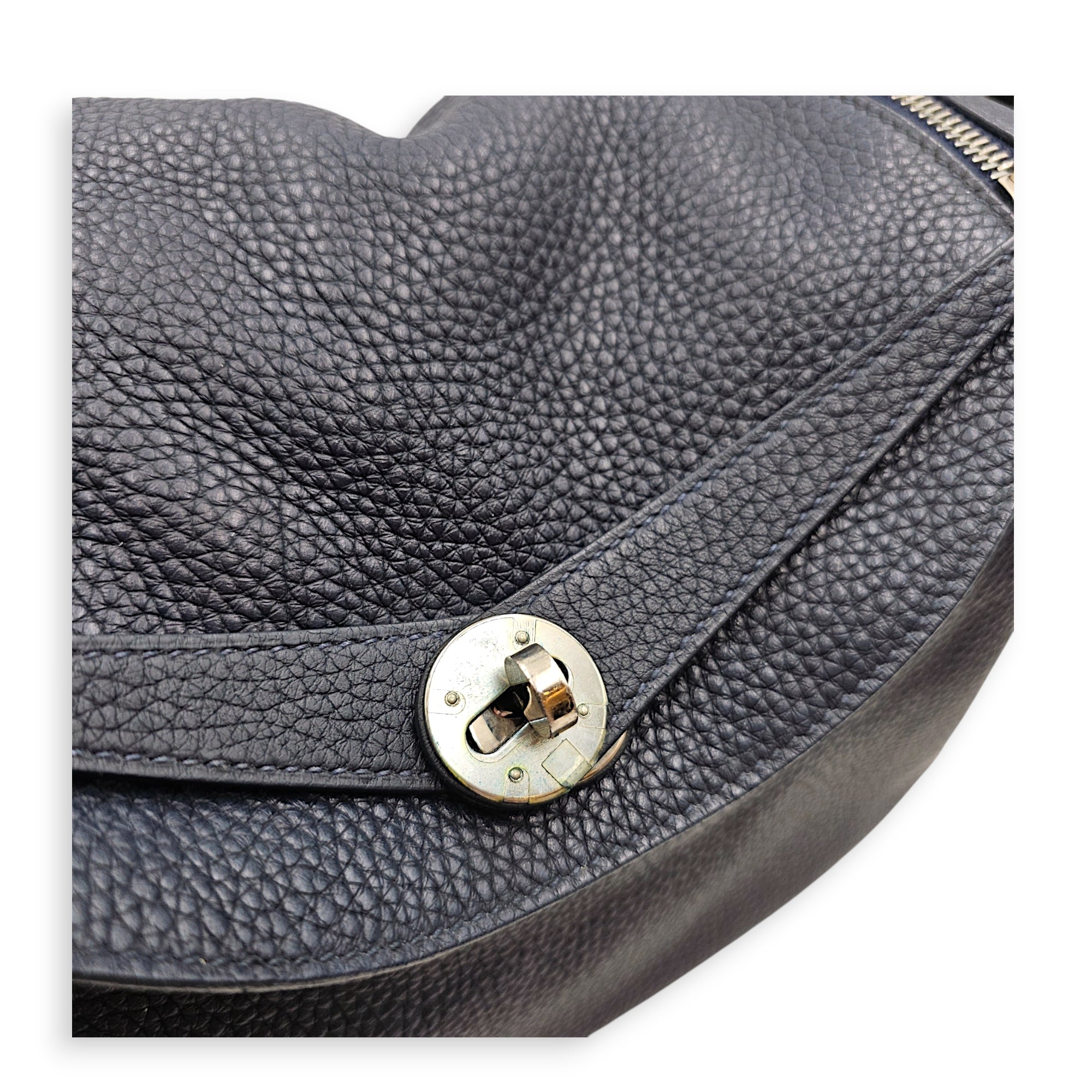 Lindy 30 Blue Nuit in Clemence Palladium hardware CL2606-22018 13