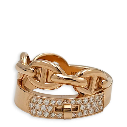 Kelly, Medium Model, 32 Diamonds, 0.2 Carat 53 Ring in Rose Gold Hardware CL2606-22021 1