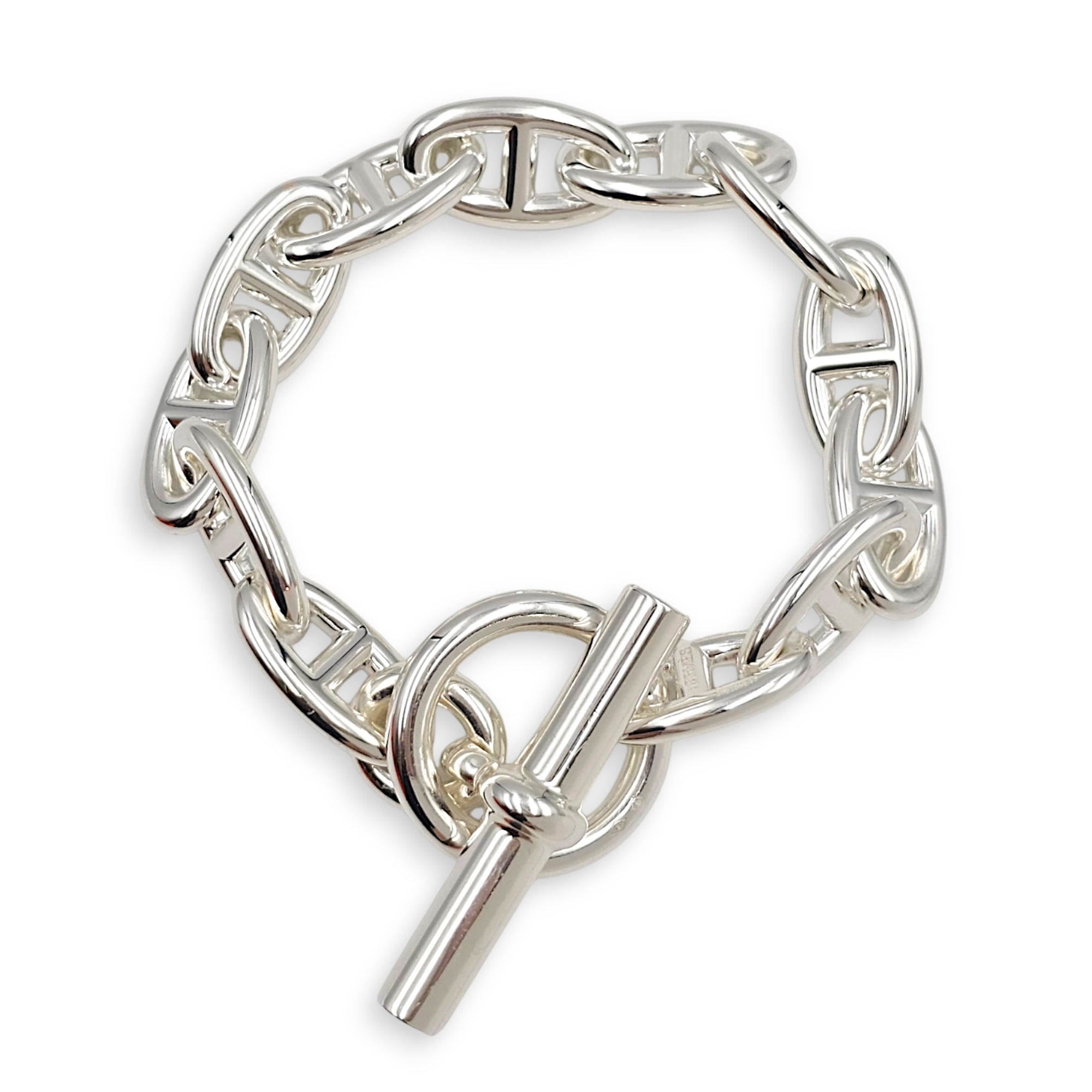 Chaine d'ancre 12 Links Silver Bracelet Silver hardware CL2606-22022 2