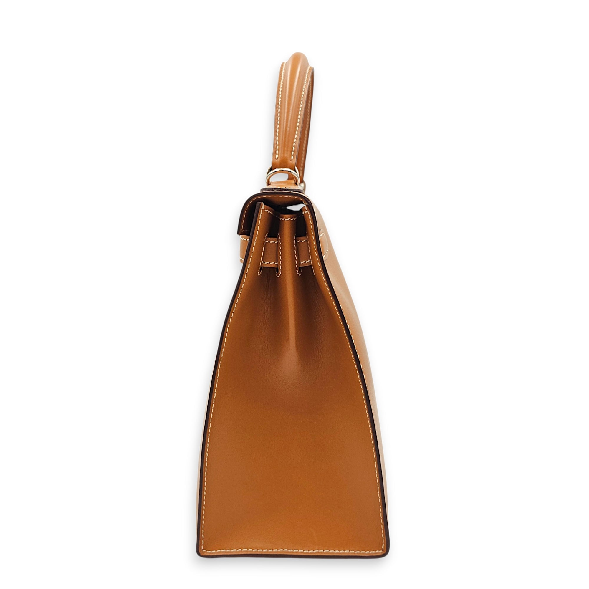 Sellier Kelly 28 Naturel Sable  in Butler Palladium hardware CL2606-22023 3