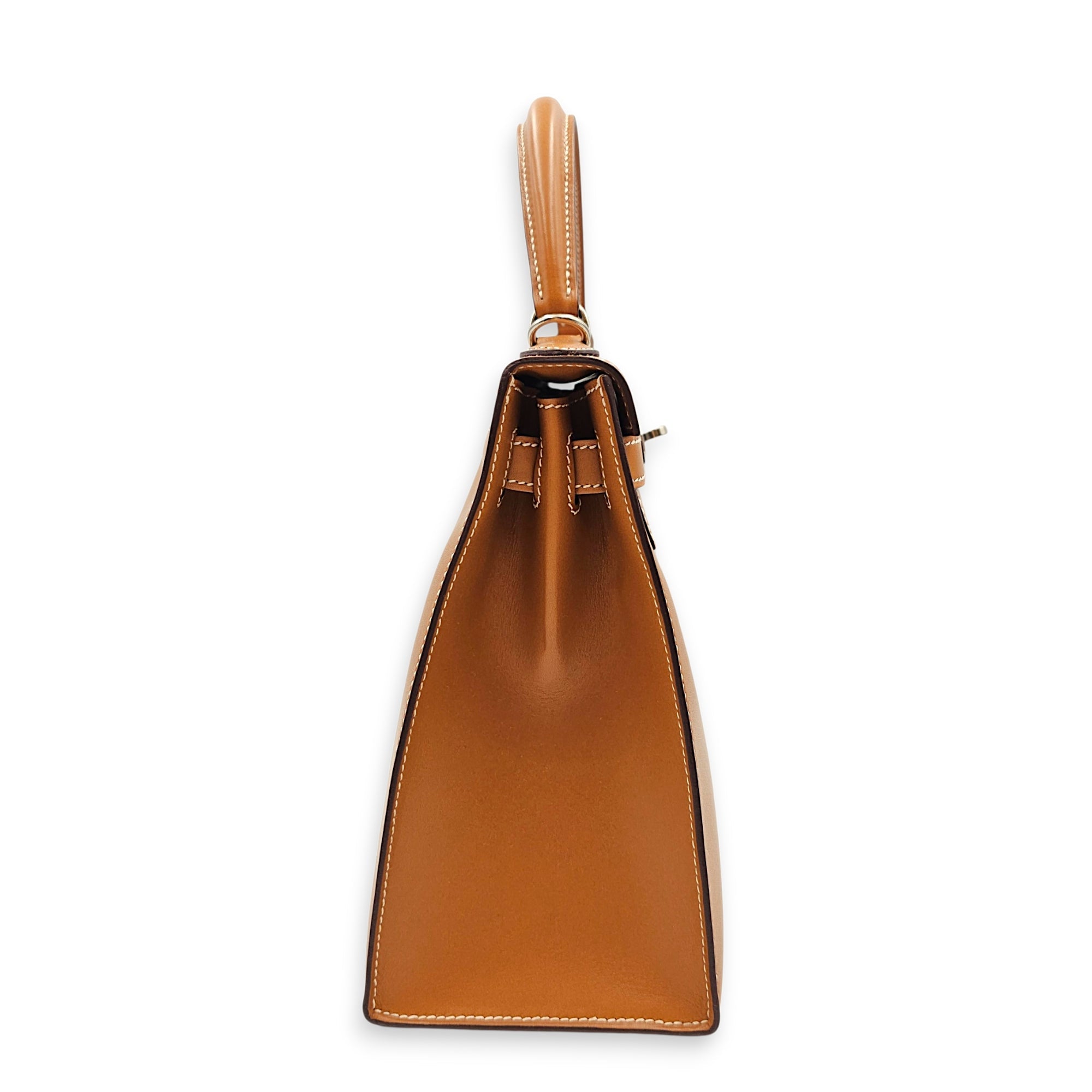 Sellier Kelly 28 Naturel Sable  in Butler Palladium hardware CL2606-22023 4