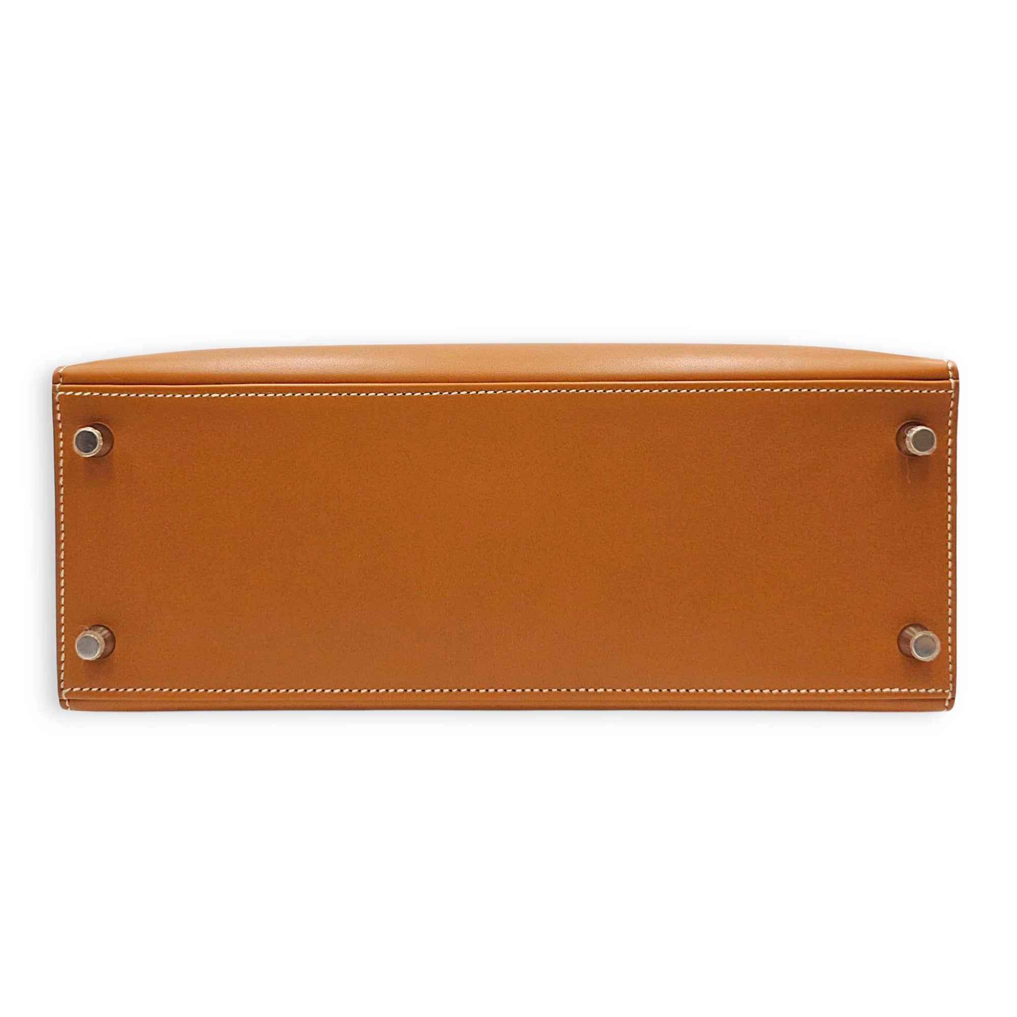 Sellier Kelly 28 Naturel Sable  in Butler Palladium hardware CL2606-22023 5