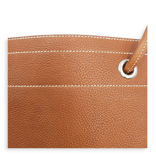 Aline Mini Fauve in Barenia Faubourg Palladium hardware CL2606-22024 10