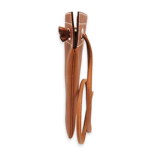Aline Mini Fauve in Barenia Faubourg Palladium hardware CL2606-22024 3