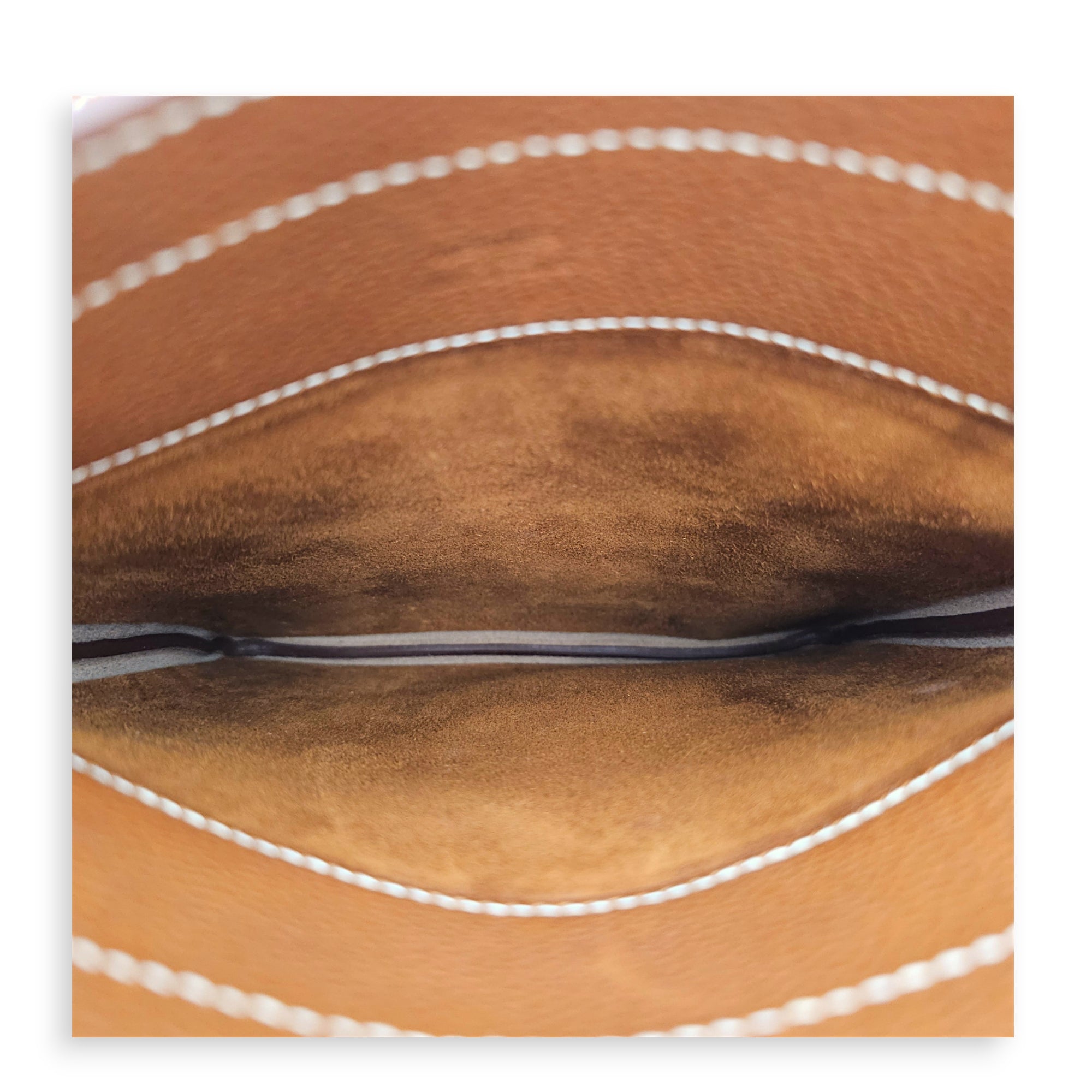Aline Mini Fauve in Barenia Faubourg Palladium hardware CL2606-22024 6
