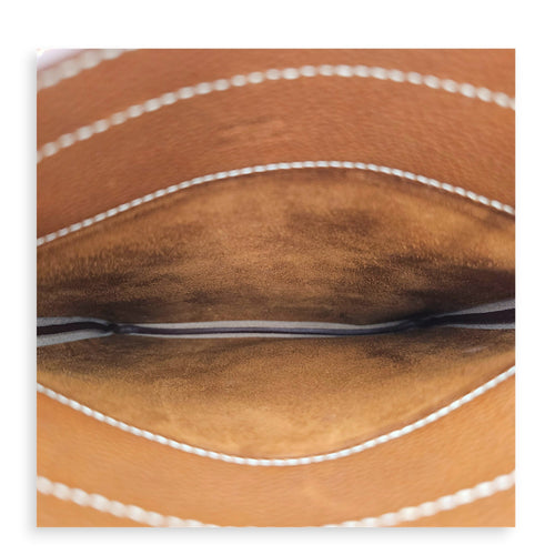 Aline Mini Fauve in Barenia Faubourg Palladium hardware CL2606-22024 6